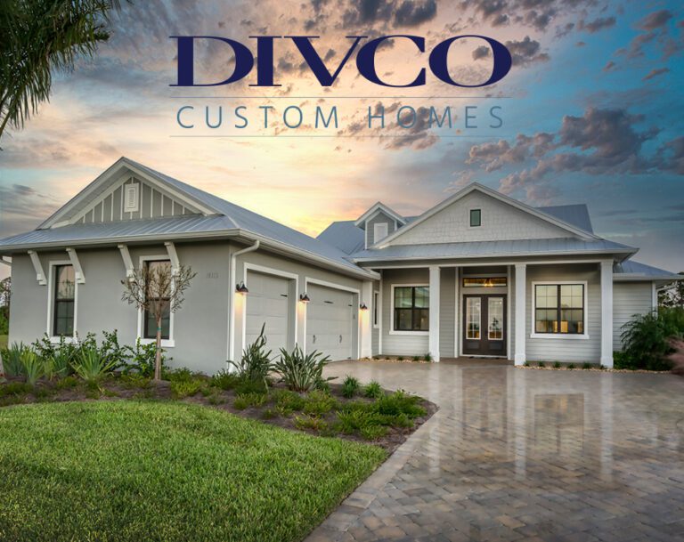 Exterior of Divco Custom Home at Babcock Ranch