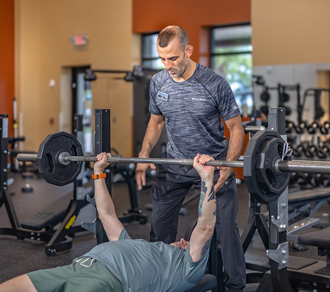 Founder’s Square | Babcock Ranch WellWay Chest Press Training | Babcock Ranch