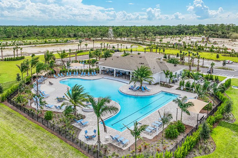 Palmetto Landing Amenity Aerial web | Babcock Ranch