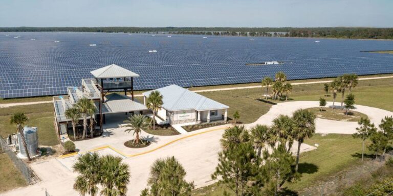 Solar Ranch Discovery Center from the air