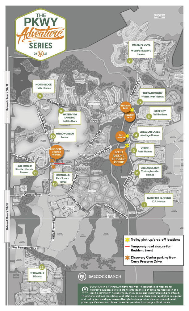 ThePKWY NOV2024 Event Map | Babcock Ranch