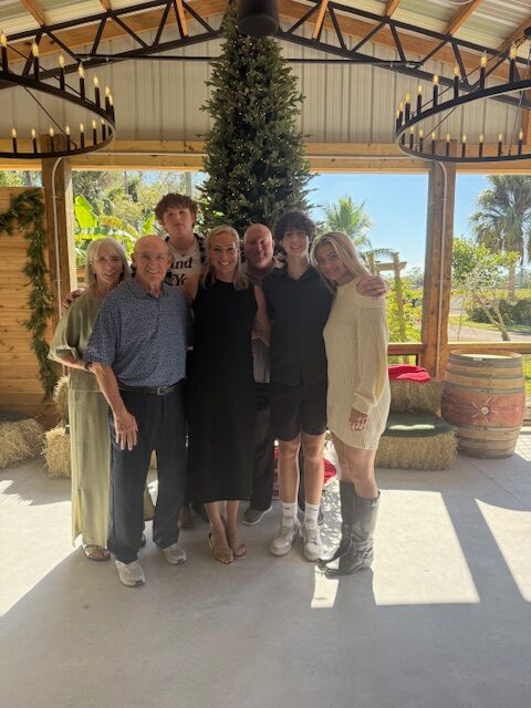 Family and Friendships Flourish at Babcock Ranch: Meet Kathy and John Houck | Babcock Ranch Houck and Habig families at Babcock Ranch