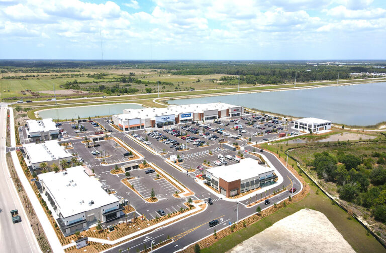 Blog | Babcock Ranch The shoppes at yellow pine grand opening aerial