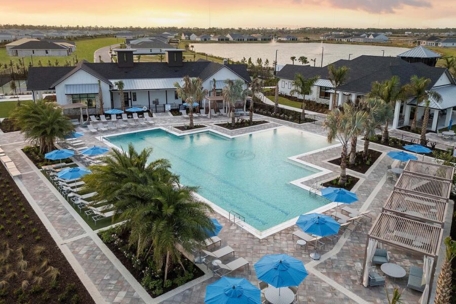 babcock-ranch-community-pool-at-dusk