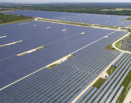 Home | Babcock Ranch Aerial view of Solar panel fields at Babcock Ranch