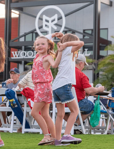 Home | Babcock Ranch girls dancing at a Babcock Ranch community event