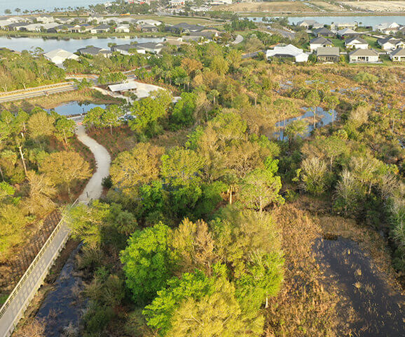 On the Right Path: Exploring Babcock Ranch’s Expansive Trail System | Babcock Ranch Sunset Park in Babcock Ranch | Babcock Ranch