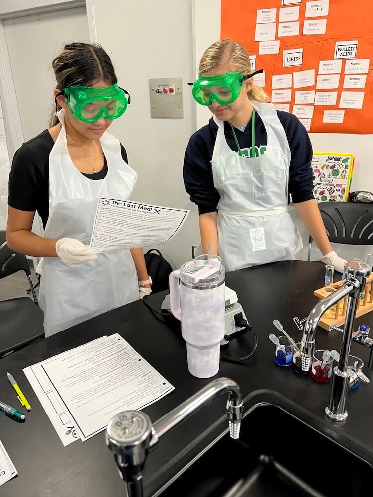 A-Rated Academics Shining Bright: School’s Back in Session | Babcock Ranch Students participating in science experiments at Babcock High School
