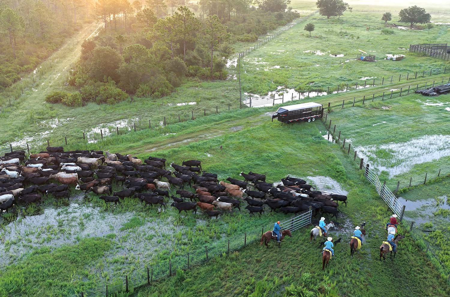 History | Babcock Ranch aerial view ranch | Babcock Ranch
