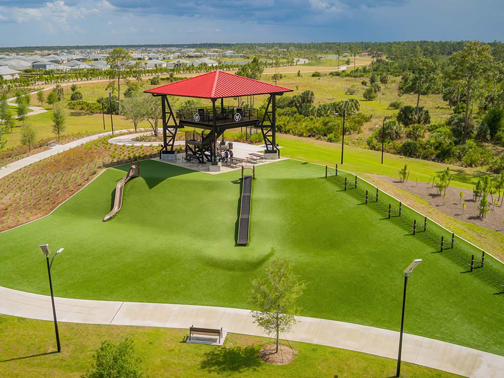 babcock ranch hillcrest park aerial | Babcock Ranch