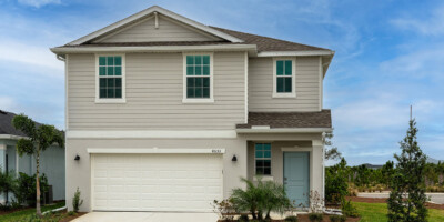 The Flatwoods - Buttonwood Model -Front Elevation | Babcock Ranch