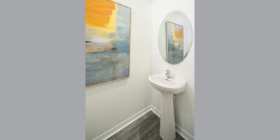 The Flatwoods - Buttonwood Model - Powder Room | Babcock Ranch